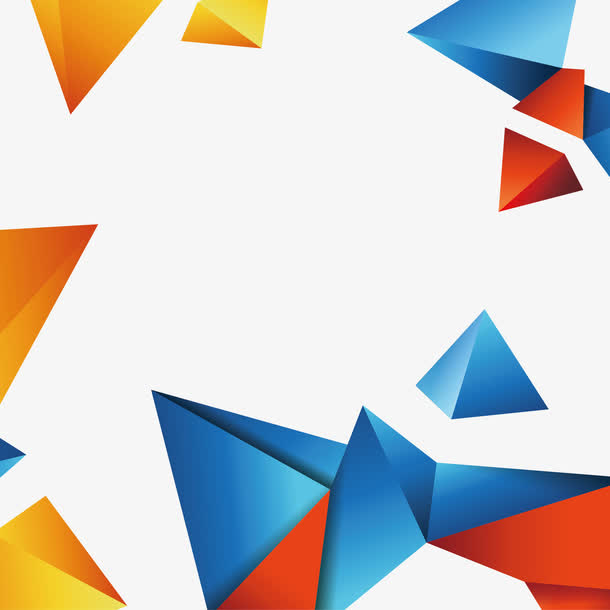 矢量不规则图形装饰图案免抠