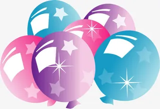气球透明底色素材免抠