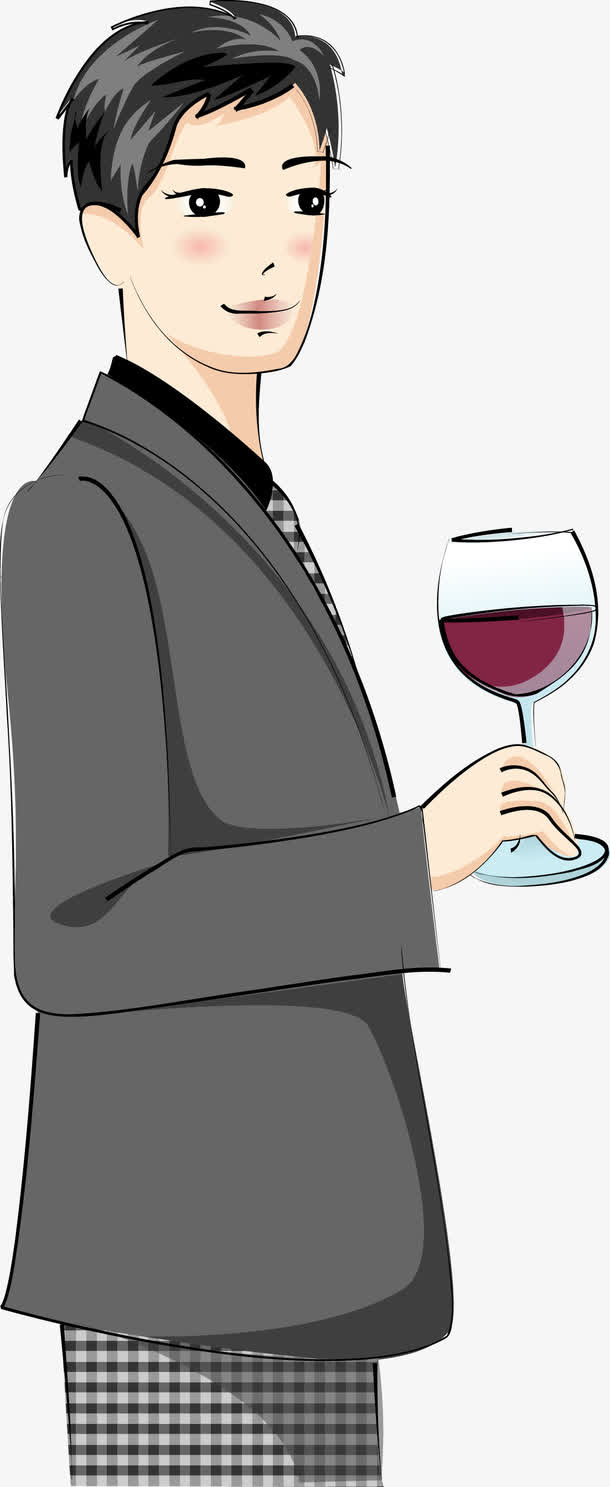 时尚商务男人免抠