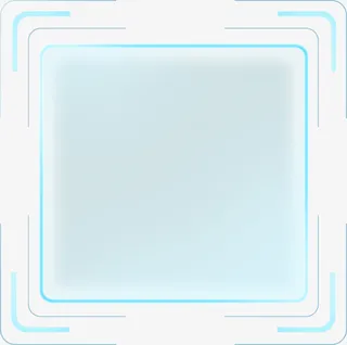 科技感二维码边框免抠