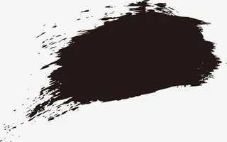 墨迹水墨免抠装饰墨迹笔触元素