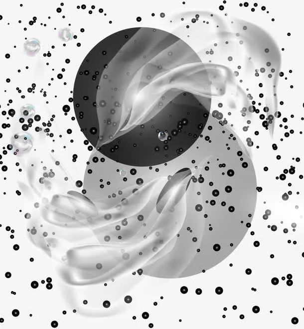 飘带发光矢量图免抠