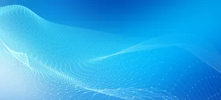 蓝色线条科技免抠