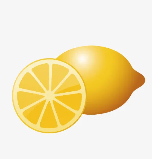 富含维生素C的柠檬免抠
