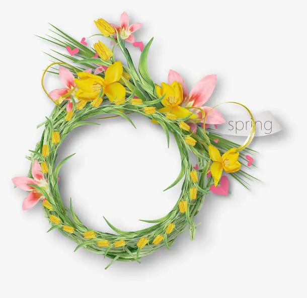 花卉边框免抠
