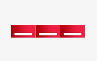 红色渐变矩形边框免抠