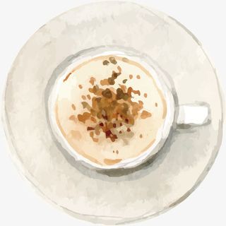 手绘咖啡矢量图免抠