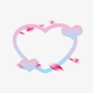 七夕心形元素免抠