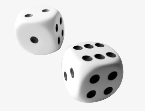 游戏掷骰子　免抠
