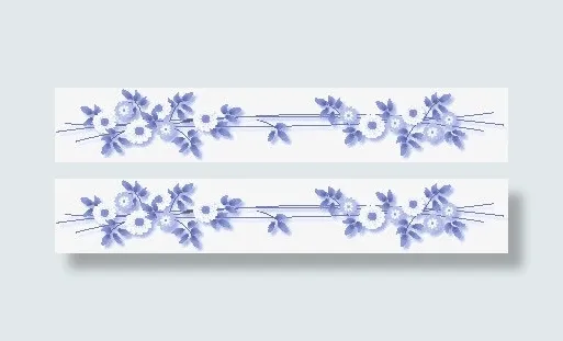 个性花边分割线免抠