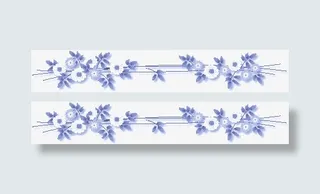 个性花边分割线免抠