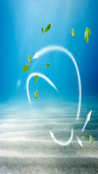 蓝色浪漫H5背景高清