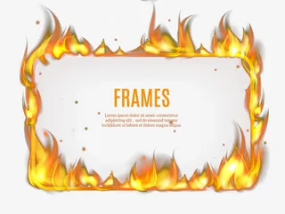 火焰边框免抠