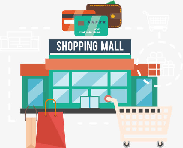 创意扁平化卡通素材免抠