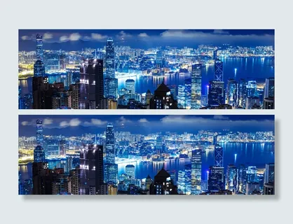 美丽的香港背景高清