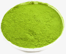 春天绿色抹茶粉装饰免抠