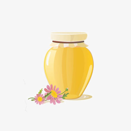 装蜂蜜的坛子免抠