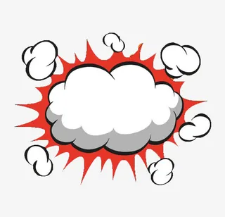 爆炸效果元素免抠