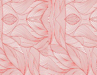 卡通新年红色底纹装饰免抠