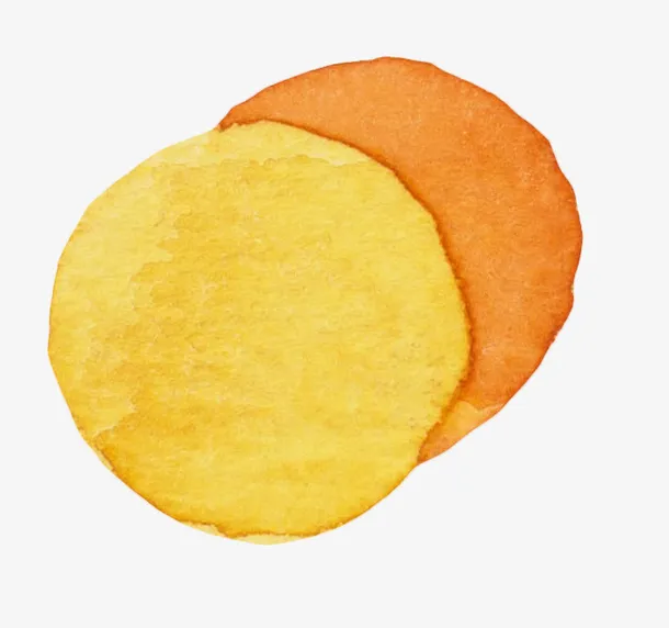 卡通简约黄色灯光效果装饰免抠