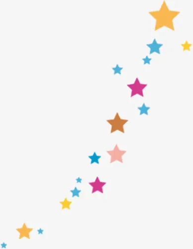 高清促销活动海报星星免抠