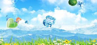 蓝色夏季海洋冰爽海报banner高清