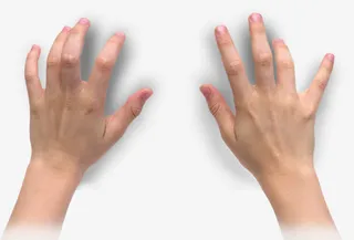 敲击键盘手势姿势免抠