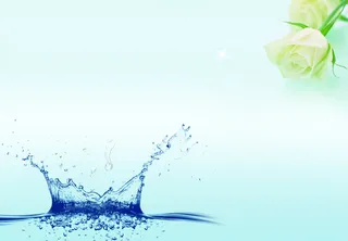 白色海藻面膜化妆品创意促销海报背景素材高清