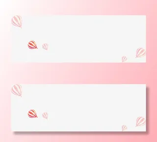 飞天的红色条纹热气球海报背景免抠漂浮其他元素