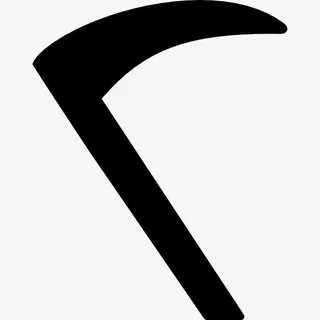 万圣节的镰刀图标免抠