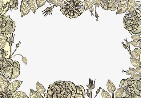 花草画框免抠 花草画框免抠