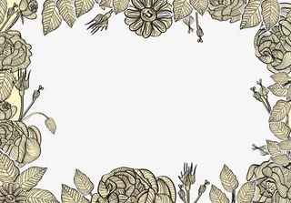 花草画框免抠