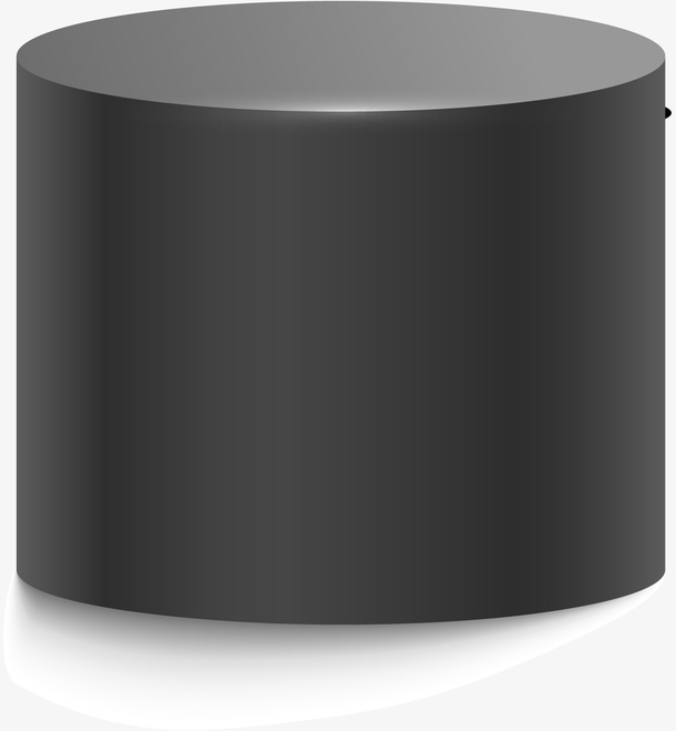 矢量黑色圆柱下载免抠手绘/卡通卡通元素