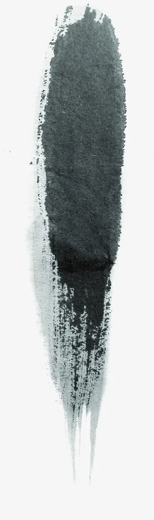 灰色干涸墨迹七夕情人节免抠