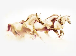 2014马年展板设计免抠