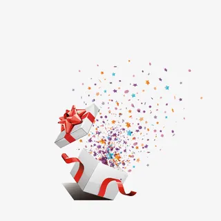 五角星礼盒免抠