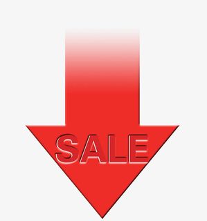 红色SALE箭头素材免抠