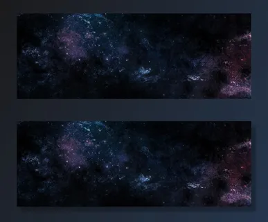 黑色宇宙星空背景banner高清商务科技背景