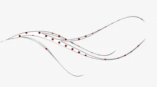 艺术白色树枝装饰免抠