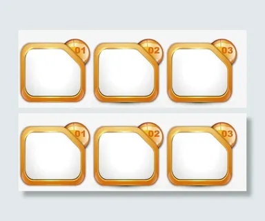 矢量ppt分类标签免抠