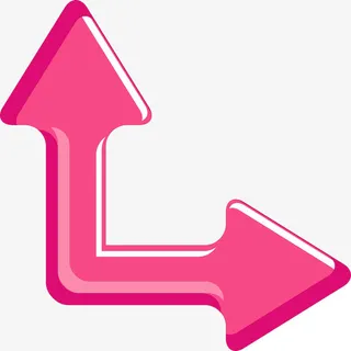 双拐弯箭头免抠