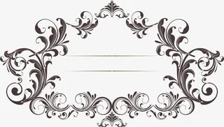 花纹边框免抠