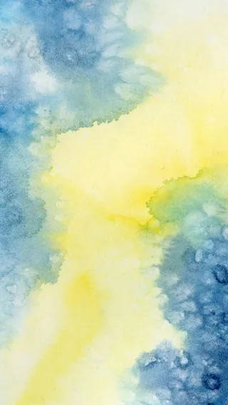 纹理蓝色渐变黄色发光H5背景素材高清