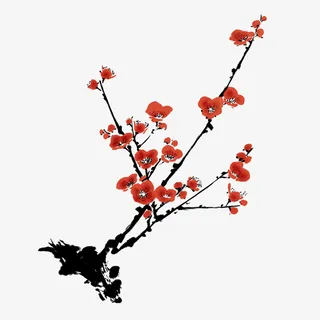 梅花免抠png元素免抠