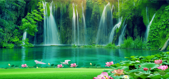 山水风景画高清