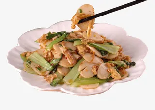 青菜炒年糕免抠