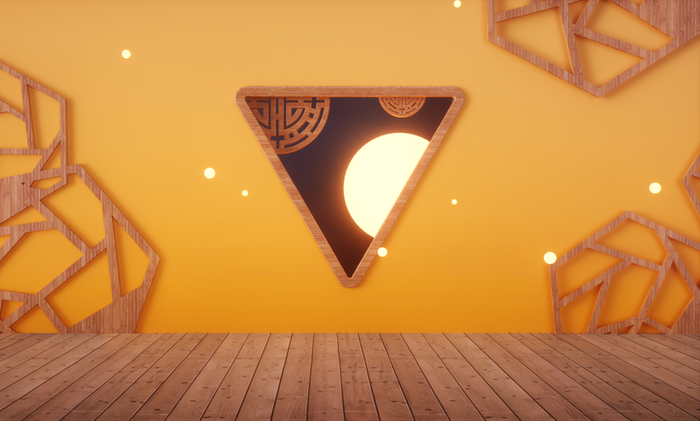 国潮，C4D，微场景，中国风高清