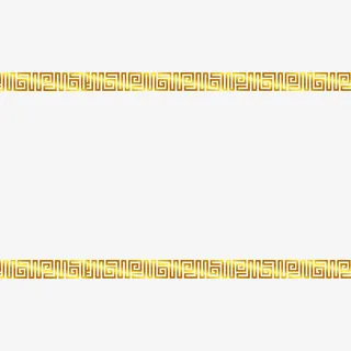 金色回形边框免抠