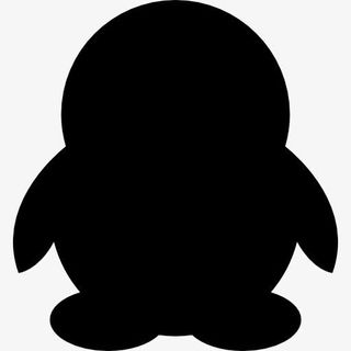 QQ企鹅形状图标免抠图标元素