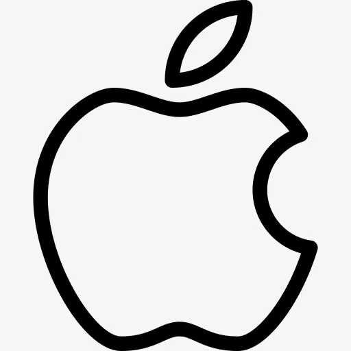 苹果iPhone线图标标志移动免抠